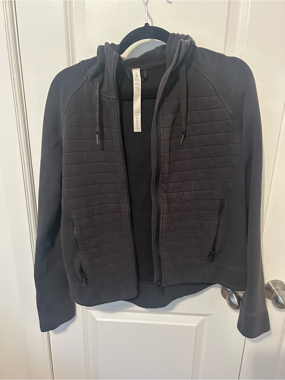 Lululemon black Hooded Jacket - size 6